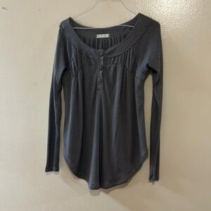 We the Free (Free People) Waffle Knit Flowy Knit Top Small